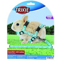 Trixie Hám Pórázzal Nylon, Törpenyulaknak 20–33cm / 8mm 1,25cm