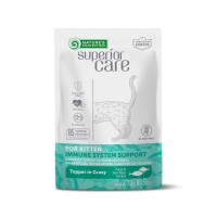Natures Protection SC Alutasak Kitten tuna&sea bass immune system support topper 70g