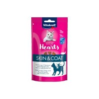 Vitakraft Vita Hearts Egészséges bőr szívecskék lazac Omega 3  40g