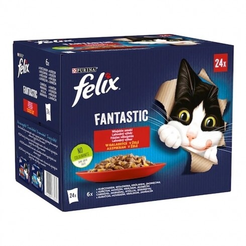 Felix Fantastic alutasak Multipack Házias válogatás 24x85g
