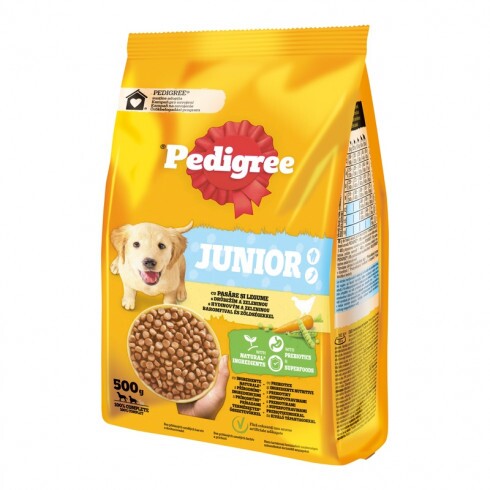 Pedigree Száraz Junior Medium Baromfi 500g