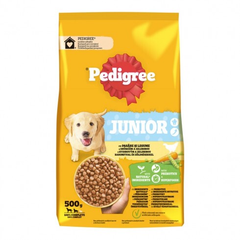Pedigree Száraz Junior Medium Baromfi 500g