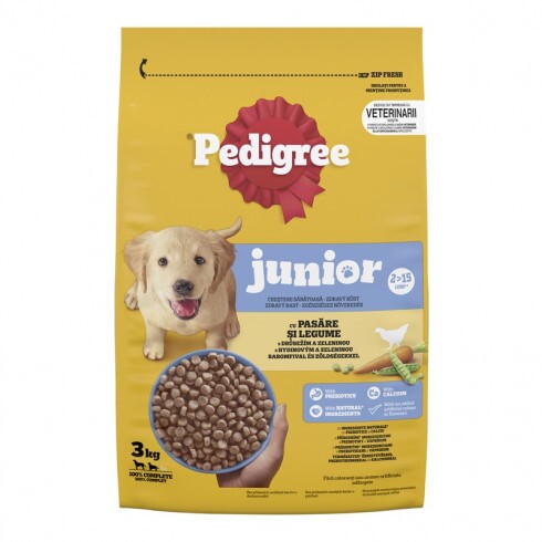 Pedigree Száraz Junior Baromfi 3kg