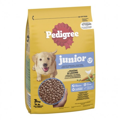 Pedigree Száraz Junior Baromfi 3kg