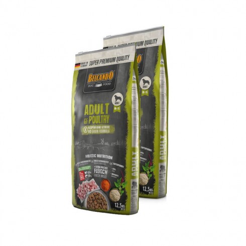 Belcando Adult GF Baromfival 2x12,5kg (gabona nélkül) - friss hússal
