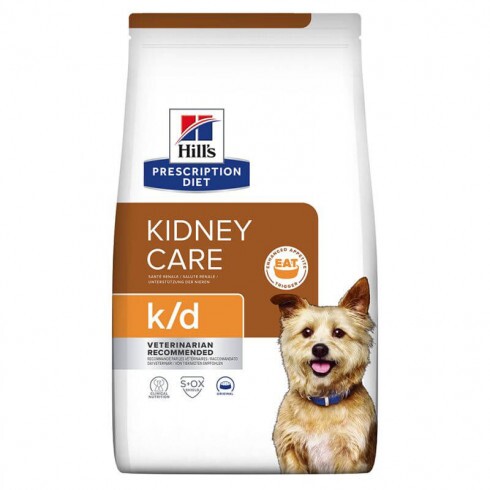 Hills Pescription Diet Canine K/D 4 kg - krónikus vesebetegség és korai stádiumú szívbetegség