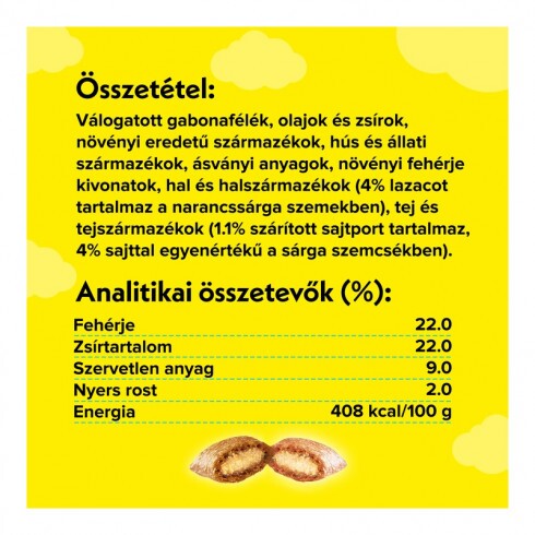 Dreamies Jutalomfalat 60gr Mix Lazac-Sajt