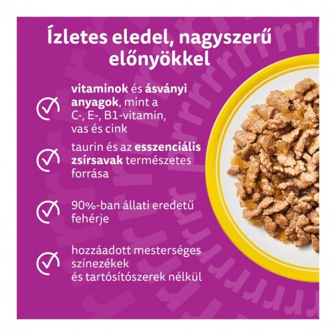 Whiskas alutasak Multipack szárnyas aszpikban 12x85g
