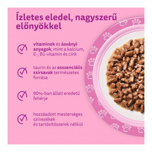 Whiskas alutasak Multipack húsos mártásban JUNIOR 4x85g