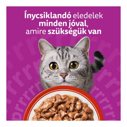Whiskas alutasak Multipack Marha-Csirke  mártásban  4x85g