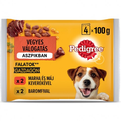 Pedigree alutasak Multipack adult marha-baromfi 4x100g
