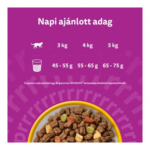 Whiskas Sterilie száraz macskaeledel csirkével 1,4kg