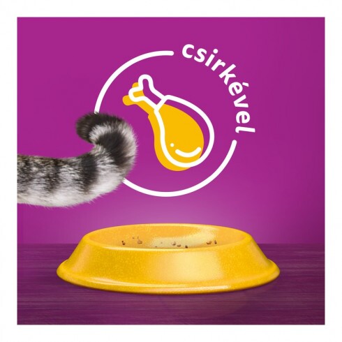 Whiskas Sterilie száraz macskaeledel csirkével 1,4kg