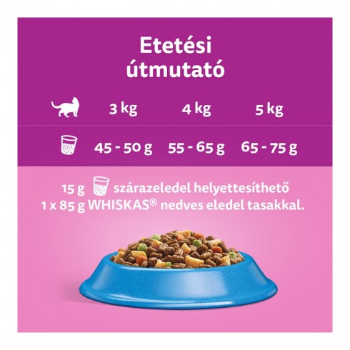 Whiskas száraz macskaeledel tonhallal 1,4kg