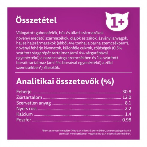 Whiskas száraz macskaeledel tonhallal 1,4kg