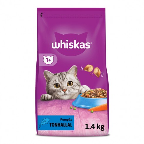 Whiskas száraz macskaeledel tonhallal 1,4kg