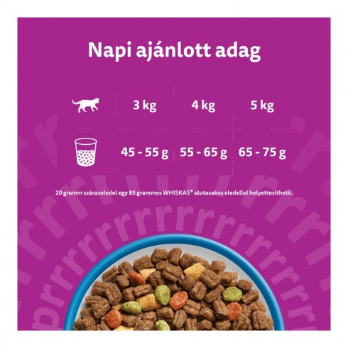 Whiskas száraz macskaeledel tonhallal 1,4kg