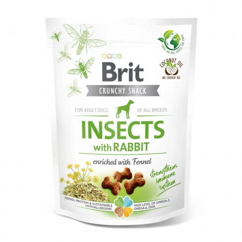 Brit Care Crunchy Cracker Insects, Rabbit & Fennel 200g