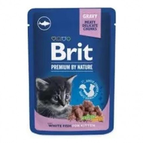 Brit Premium Cat Kitten White Fish 100g
