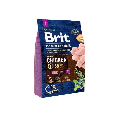 Brit Premium by Nature Junior Small kutyatáp 3kg