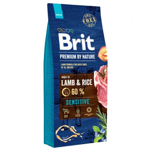 Brit Premium by Nature Sensitive Lamb kutyatáp 15kg