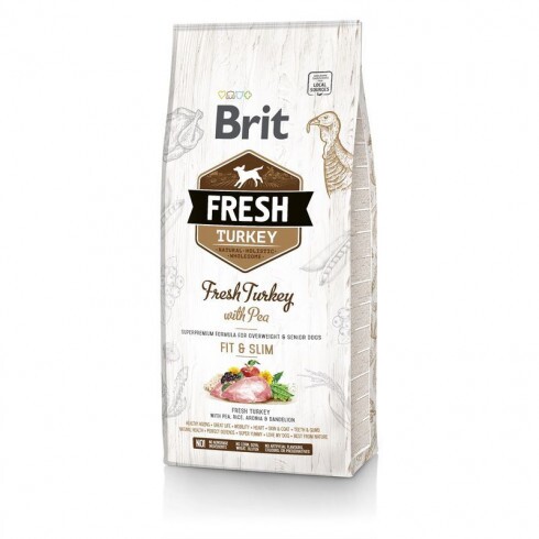 Brit Fresh Turkey with Pea Light Fit & Slim kutyatáp 12 kg