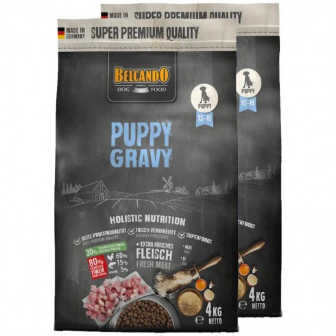 Belcando Puppy szósszal 2x4 kg - friss hússal