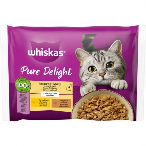 Whiskas alutasak Multipack Pure Delight Baromfi aszpikban  4x85g