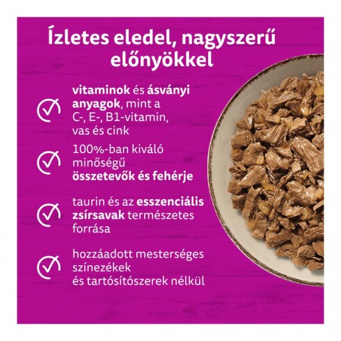 Whiskas alutasak Multipack Pure Delight szárnyas Aszpikban 12x85g