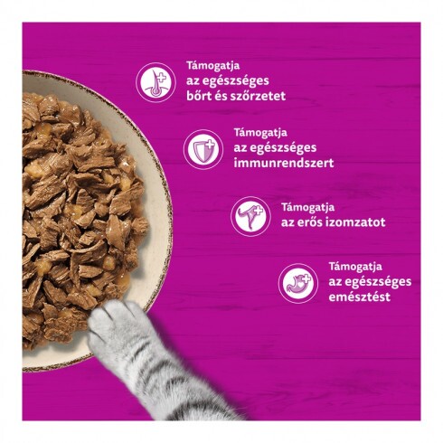 Whiskas alutasak Multipack Pure Delight szárnyas Aszpikban 12x85g