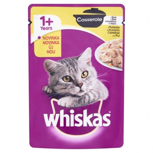 Whiskas alutasak Pure Delight Csirke aszpikban 85gr