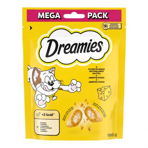 Dreamies Jutalomfalat Mega Sajt 180g