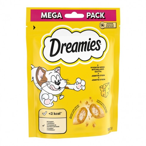 Dreamies Jutalomfalat Mega Sajt 180g