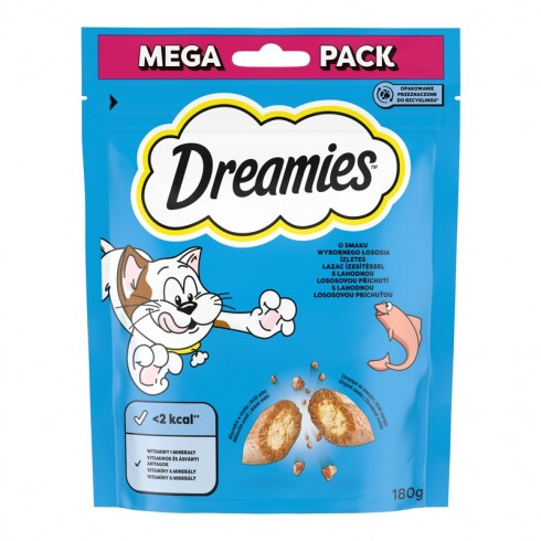 Dreamies Jutalomfalat Mega Lazac 180g