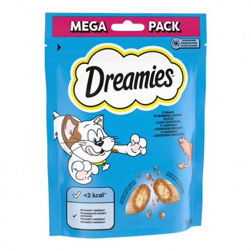 Dreamies Jutalomfalat Mega Lazac 180g