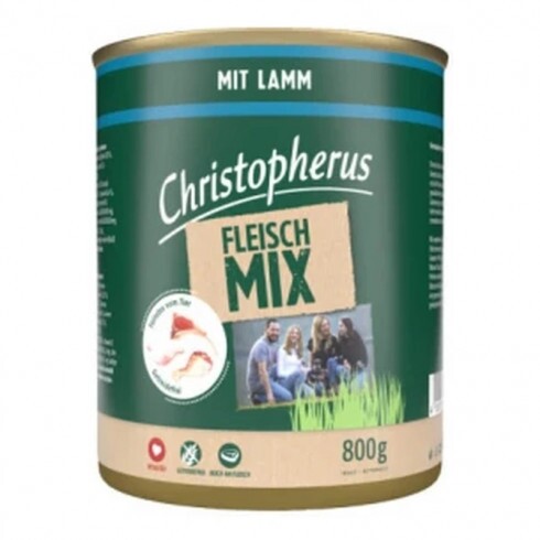 Christopherus Dog konzerv meat mix bárány 800g