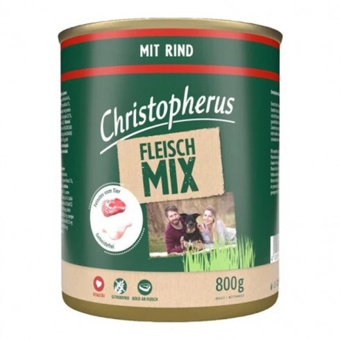 Christopherus Dog konzerv meat mix marha 800g
