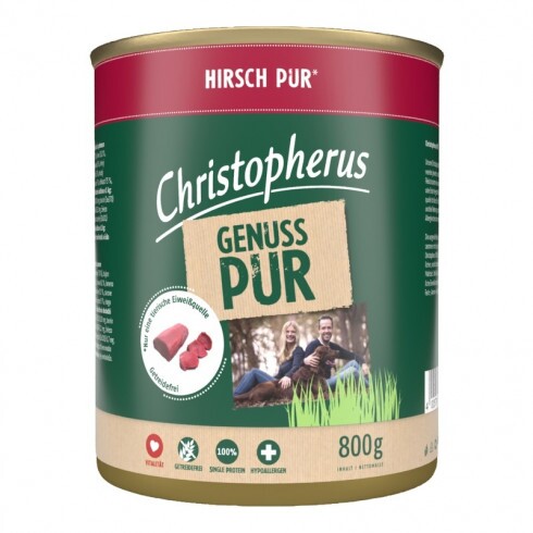 Christopherus Dog konzerv pure szarvashús 800g