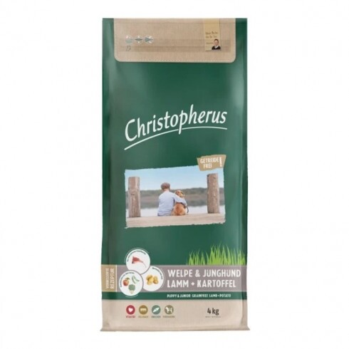 Christopherus Dog Puppy & Junior Grainfree Bárány és burgonya 12kg