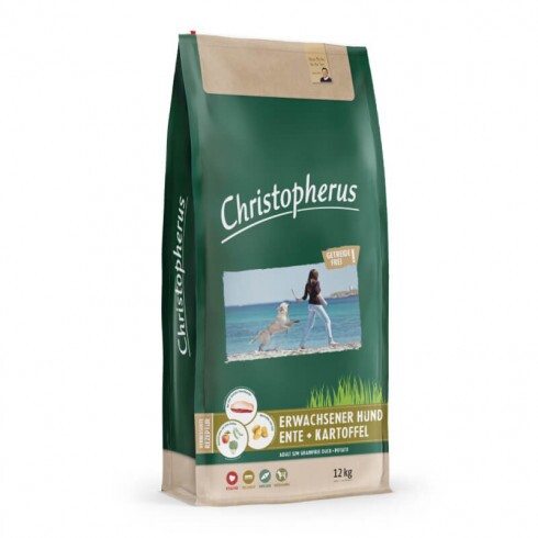 Christopherus Dog Adult Grainfree Kacsa és burgonya Small & medium 12kg