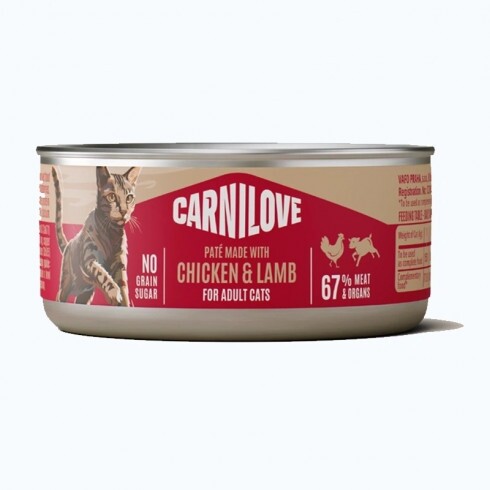 Carnilove Cat konzerv Paté Adult Csirke&bárány 100g