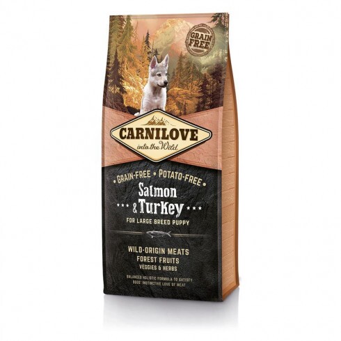 Carnilove Puppy Large Salmon & Turkey-Lazac-Pulyka Hússal 12kg