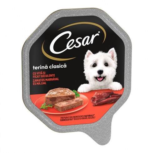 Cesar Alutálca Marha-Máj 150g
