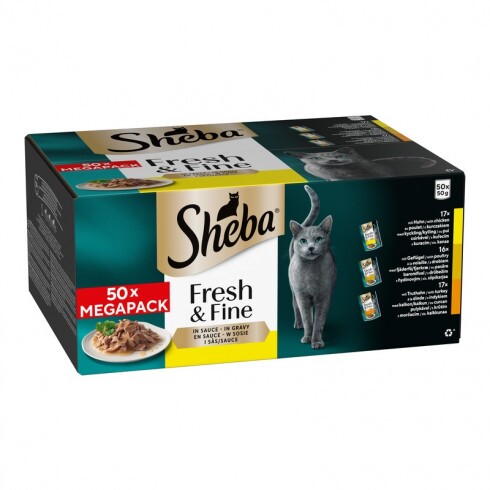 Sheba alutasak Multipack baromfi 50x50g