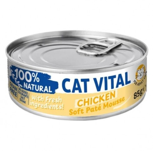 Cat Vital konzerv mousse csirkével felnőtt macskáknak 85g