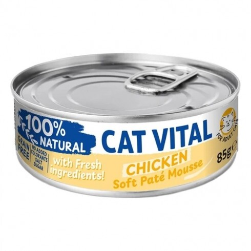 Cat Vital konzerv mousse csirkével felnőtt macskáknak 85g