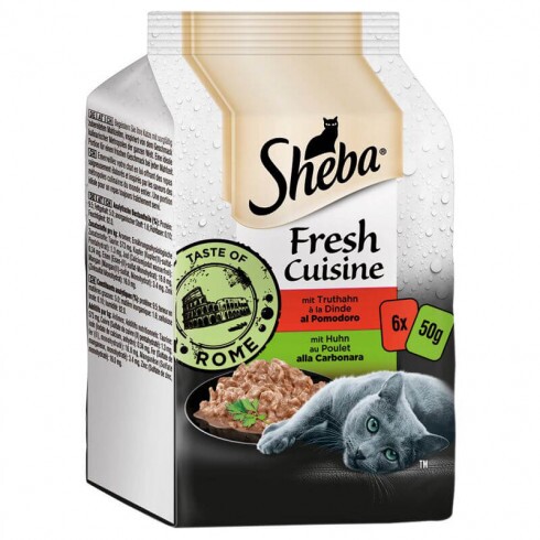 SHEBA Mini 6x50g Fresh cuisine Rome Multipack