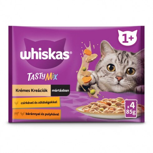 Whiskas alutasak Tasty Mix Krémes kreációk  12x85g Multipack