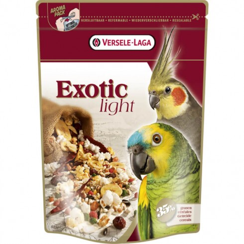 Prestige Premium Exotic Light Mix energiaszegény keverék Óriáspapagájnak 750g