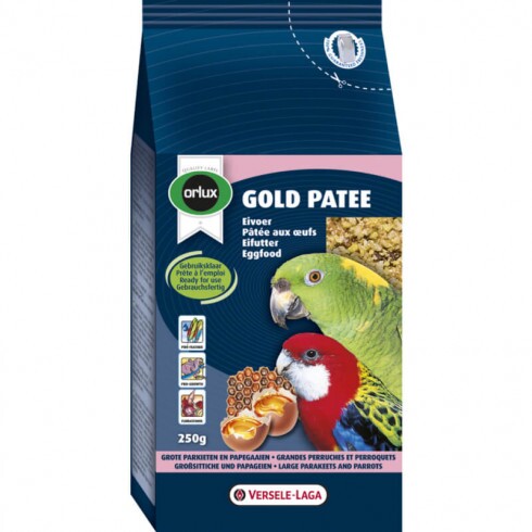 Orlux Gold Patee Big Parakeets & Parrots lágyeleség Nagy és Óriáspapagájnak 1kg